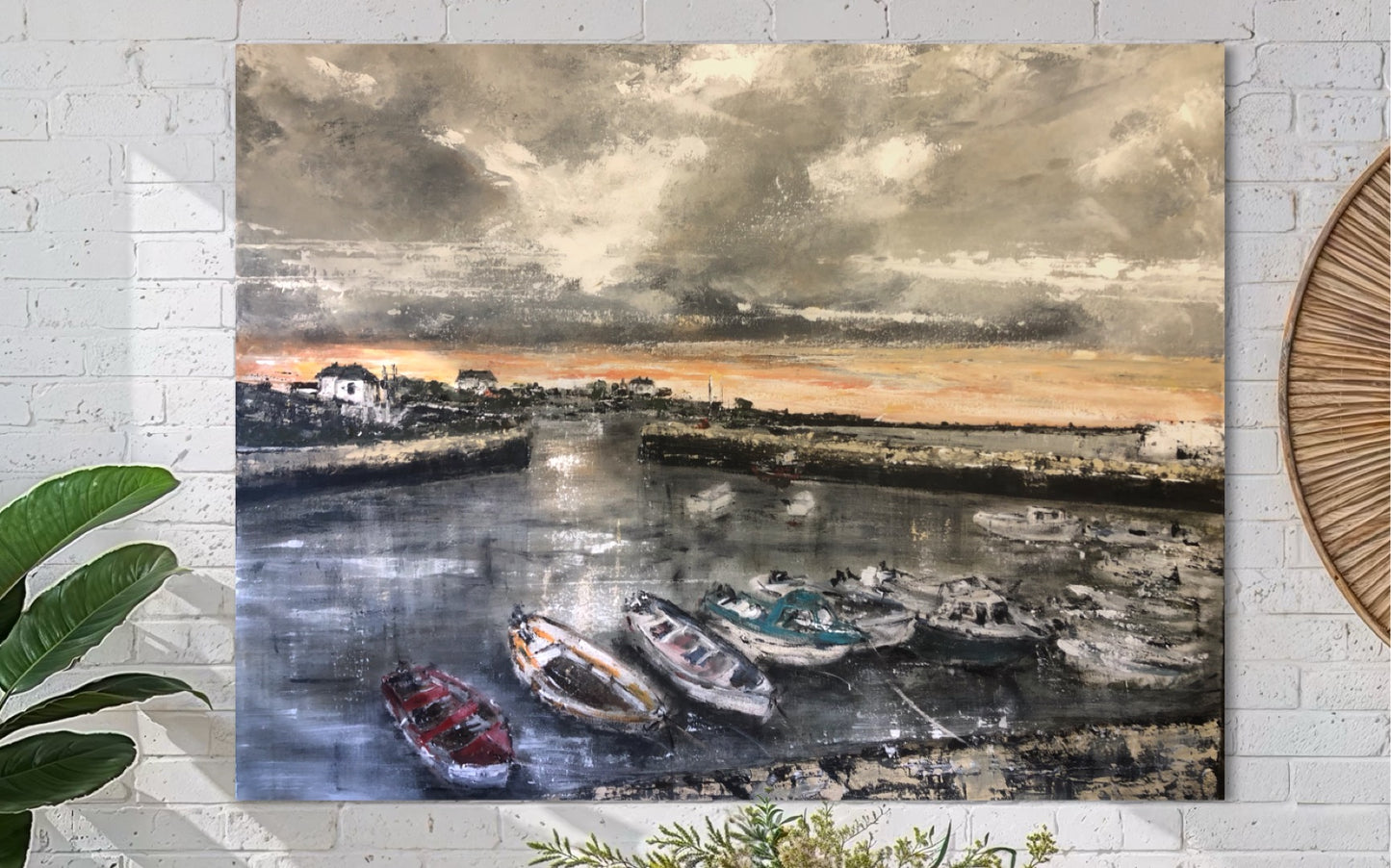 Bullock Harbor Dalkey 100cm x 80cm
