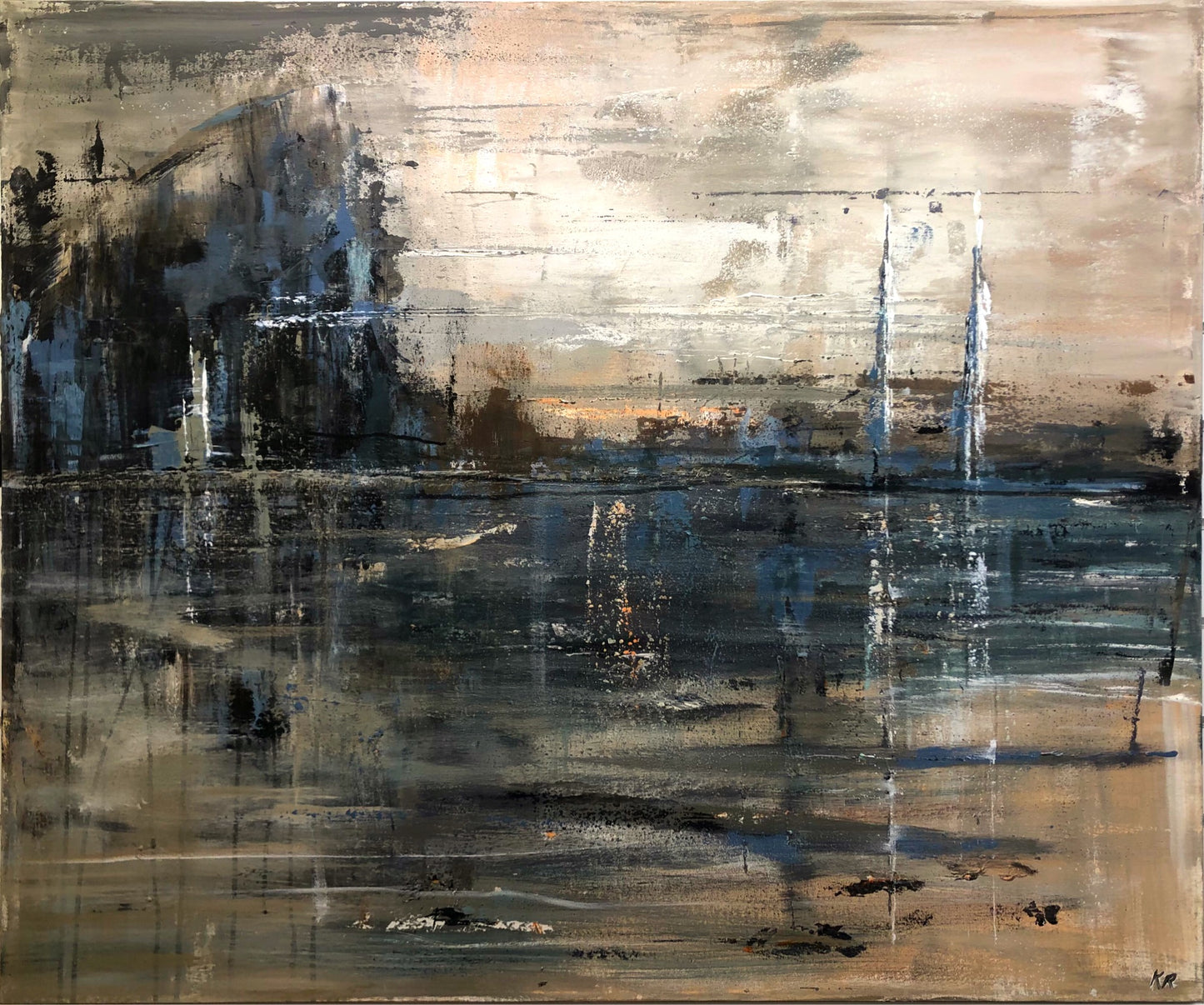 City Reflection 100 cm x 120cm