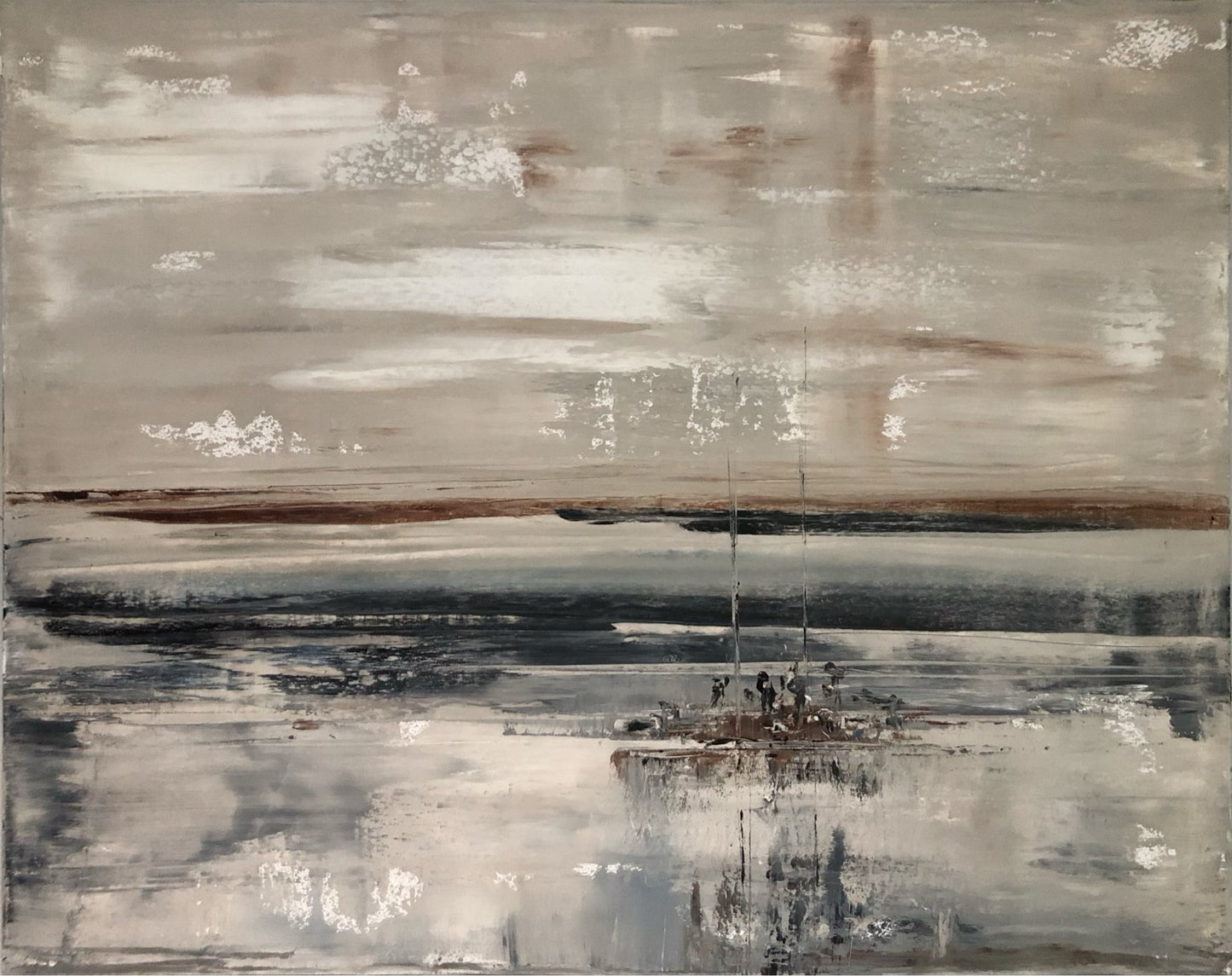 Silent waters 100x80cm