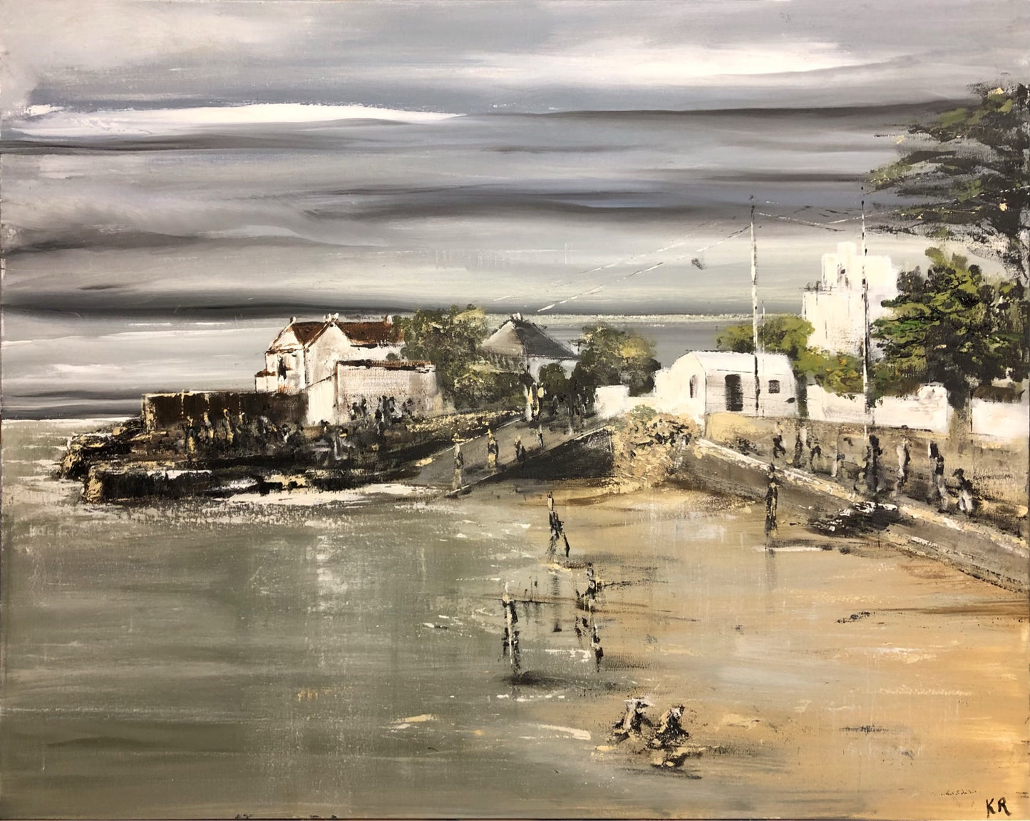 Sandycove waters 80cm x 100cm