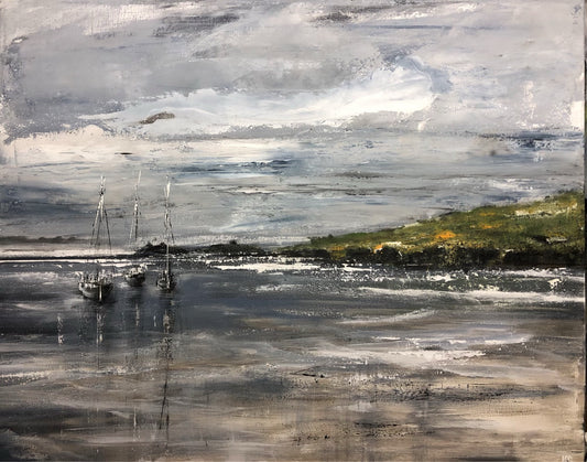 Silent Coastline 100cm x 80 cm
