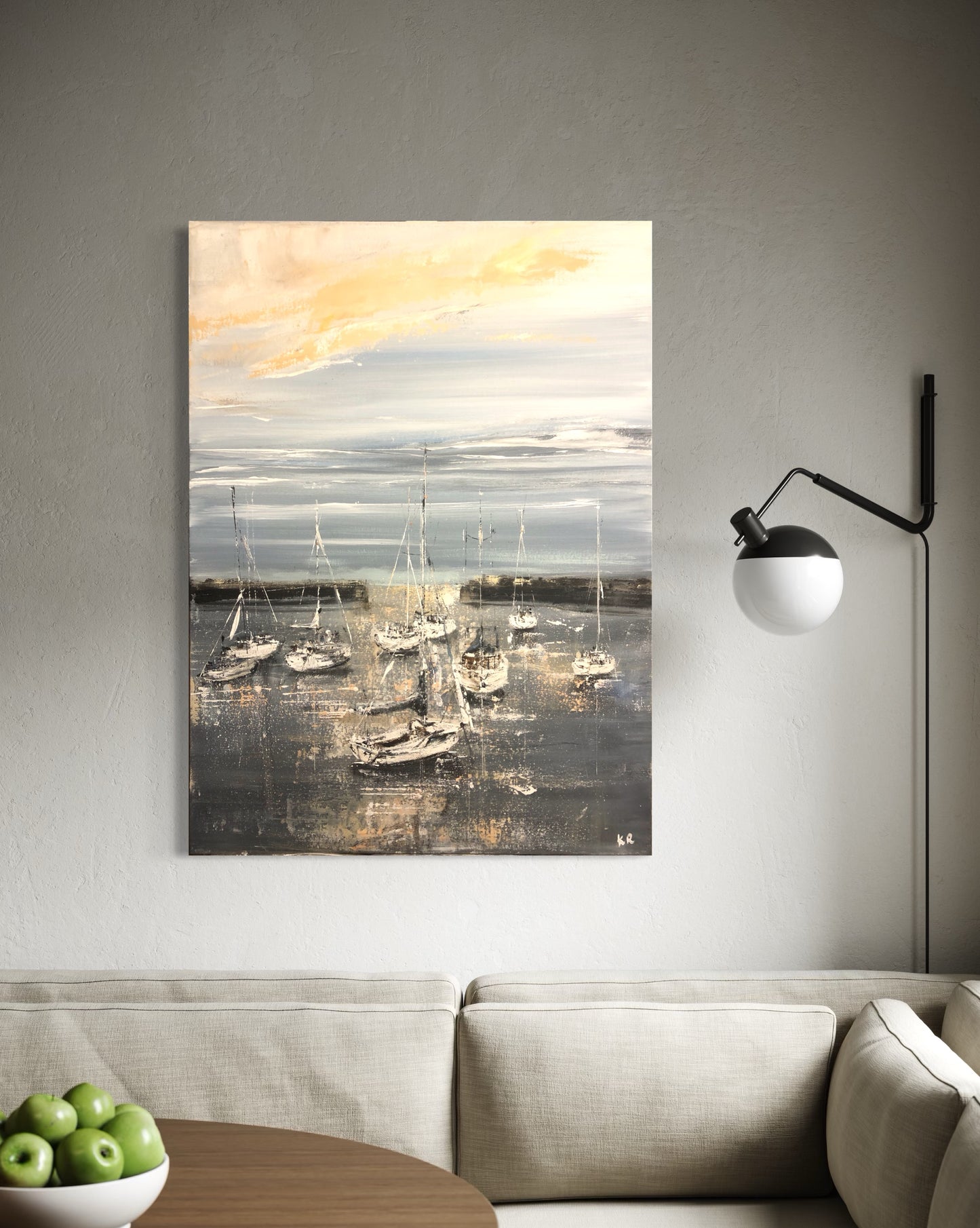 Bray Harbor 92cm  x 72cm
