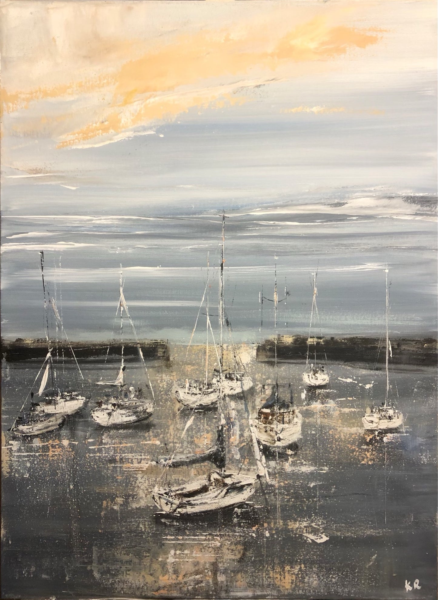 Bray Harbor 92cm  x 72cm