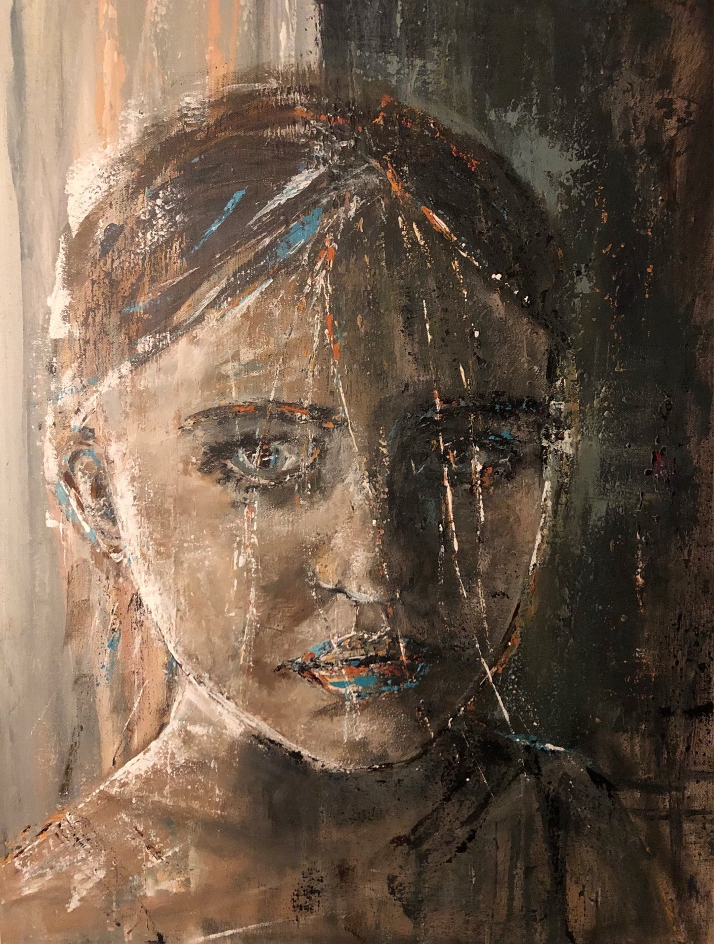 Gaze acrylic on canvas