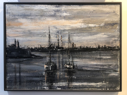 Dublin Skyline Acrylic on canvas