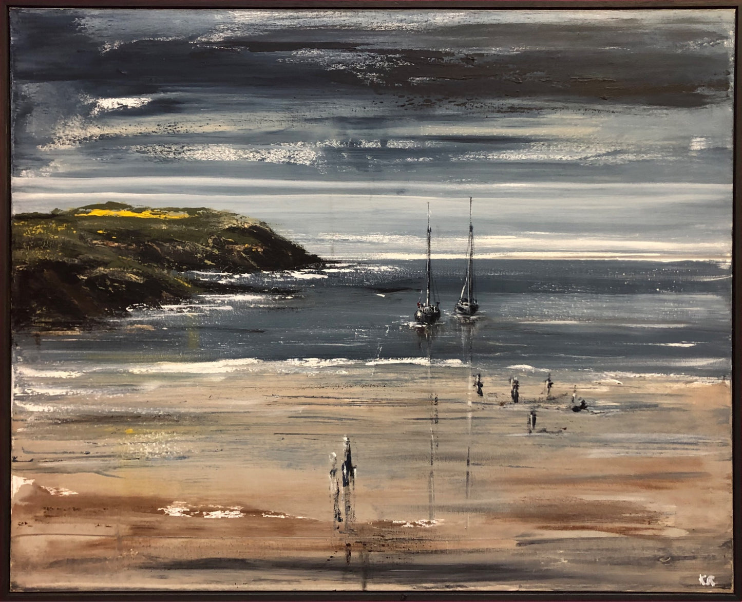Magheramore Beach Wicklow 82cm x 102cm